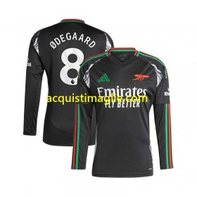 Divisa di Calcio Arsenal Martin Odegaard 8 Trasferta 2024/2025 Manica Lunga